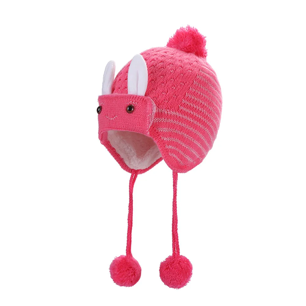 Children Baggy Warm Crochet Winter Wool Knit Ski Beanie Skull Slouchy Caps Hat baby hat knitted Hemming шапка детская | Детская