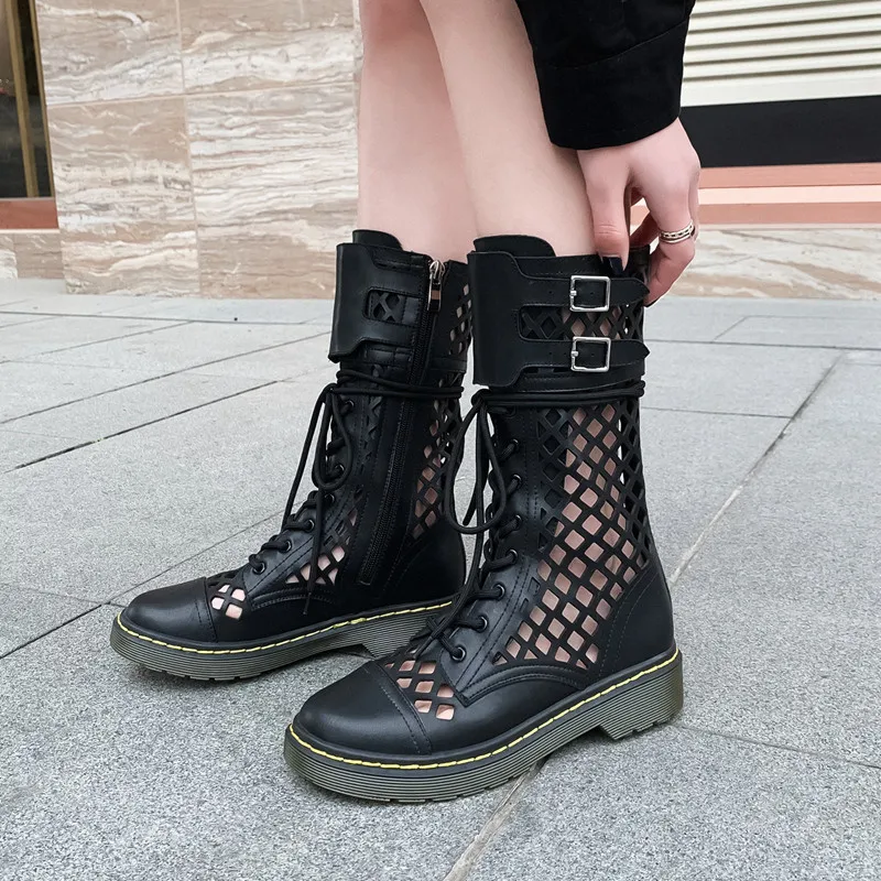 Женские ботинки с перекрестной шнуровкой FEDONAS Классические Вечерние из