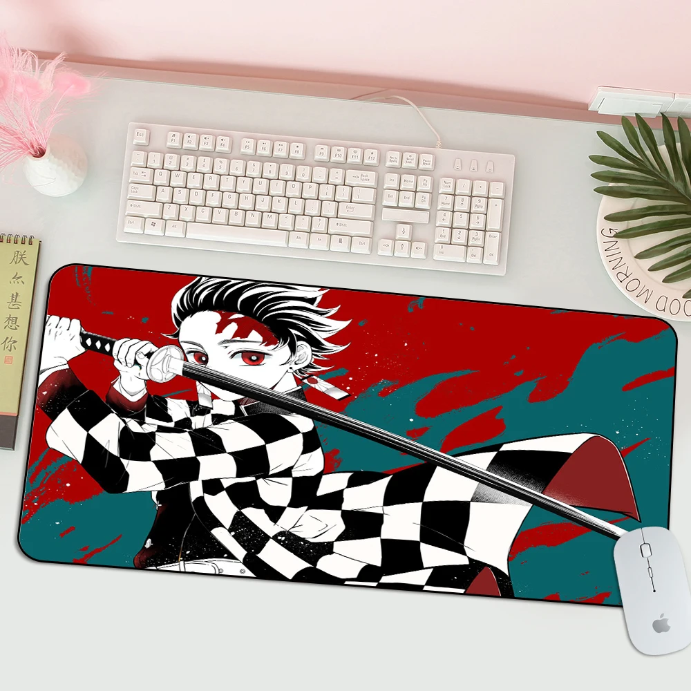 

Best Seller Game Pad Kamado Tanjirou Mouse Pads Accessories Anime Table Pad Demon Slayer Gaming Accessories Xxl Mat Desktop