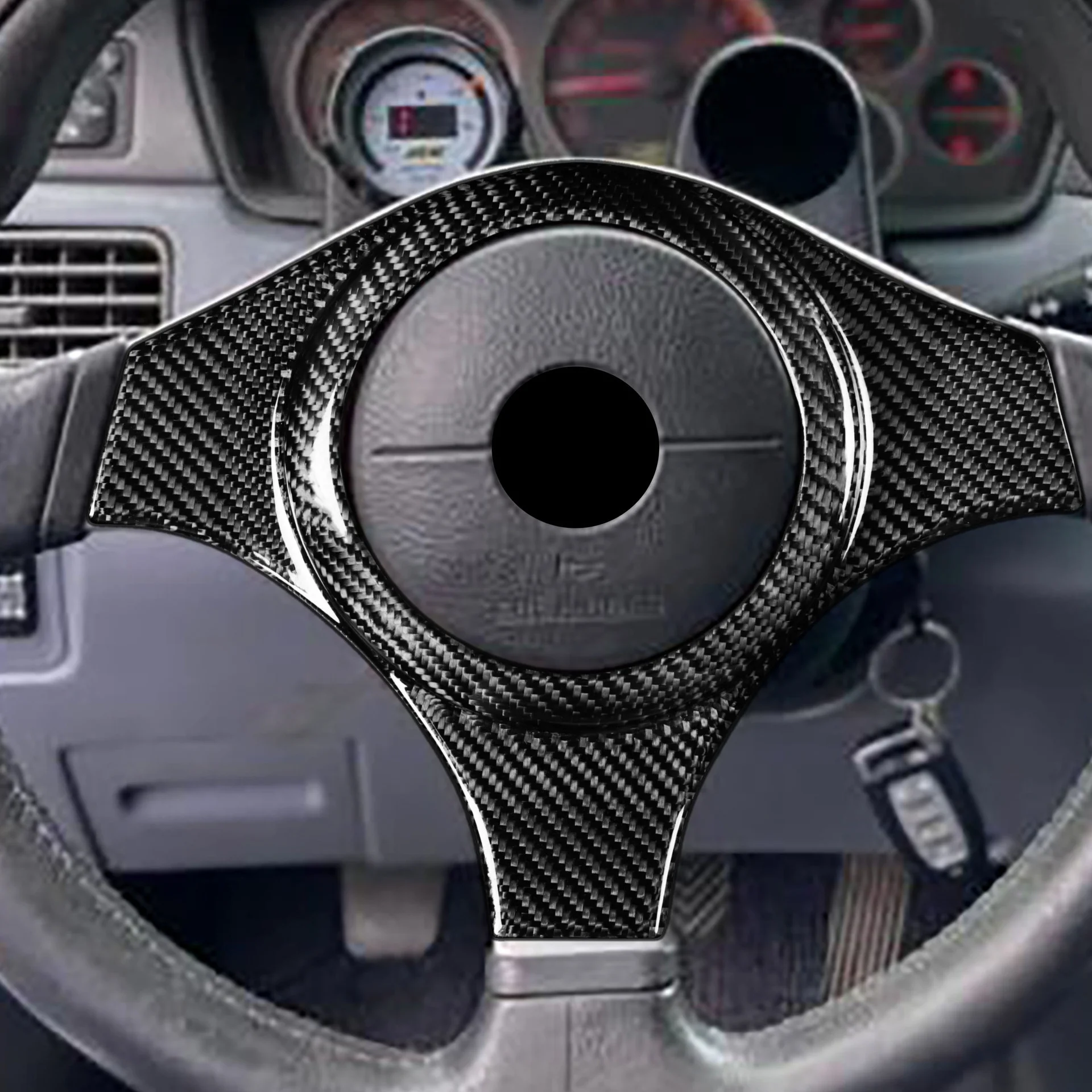 Купить Чехол на руль из углеродного волокна для Mitsubishi Lancer EVO 7-9 поколения, аксессуары для модификации салона автомобиля
