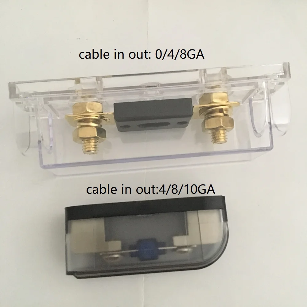 1 комплект автомобильного аудиоусилителя низкого напряжения ANL держатель