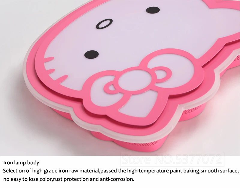 Pink Cartoon Cute Baby Girls Room Ceiling Light Princess Beautiful Kids Bedroom Ceiling Lamp Child Children Room Ceiling Light