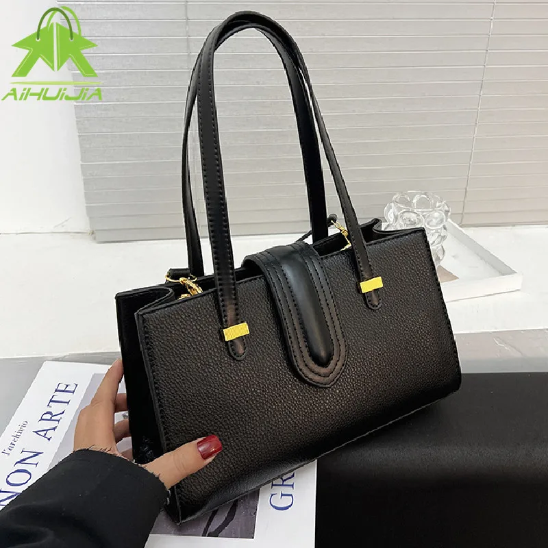 

High Quality Pu Leather Casual Shoulder Messenger Bag for Women 2021 New Luxury Purses And Handbags Women Bags Designer Totes