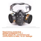 Защитная Пылезащитная Защитная противогаз с картриджем glase, краска-распылитель, химическая Женская противопылевая маска на половину лица