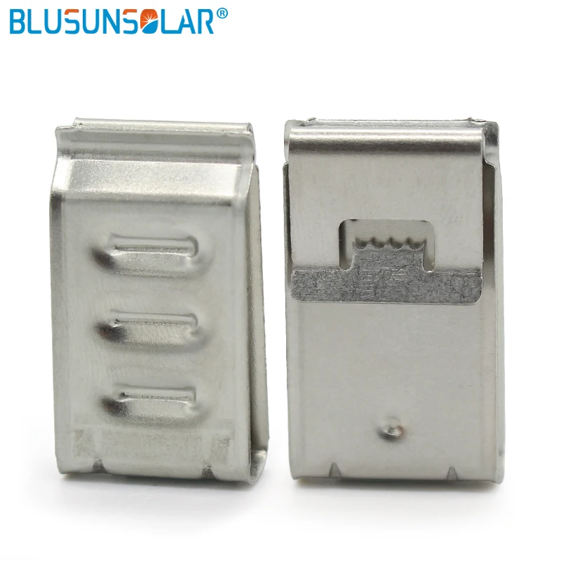 

1000 pcs / lot wholesale high quality 4 x 4mm SUS 304 material big size PV cable clips , solar cable clamp wire holder
