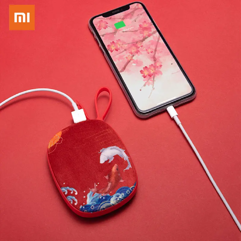 Xiaomi 5000 мАч Внешний аккумулятор Зимний мини-грелка для рук Портативный USB