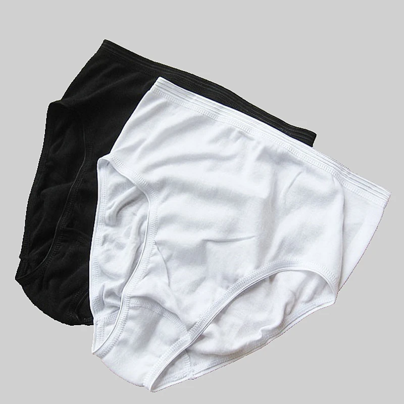 Новинка женское нижнее белье хлопковые трусики с высокими штанинами черного