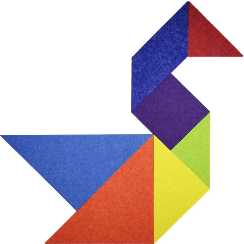 Новинка 9 мм фетровая ткань Tangram Pantern ручной работы дизайнерский Сделай Сам креативный интересный Фотофон для стен