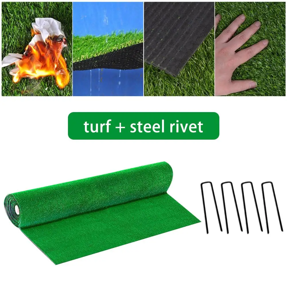 Новый утолщенный зеленый синтетический дренаж имитация травы искусственный