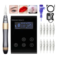 bmx p500 bmx001 permanent makeup machine set for eyebrow tattoo microblading makeup diy kit with needle for tattoo machine