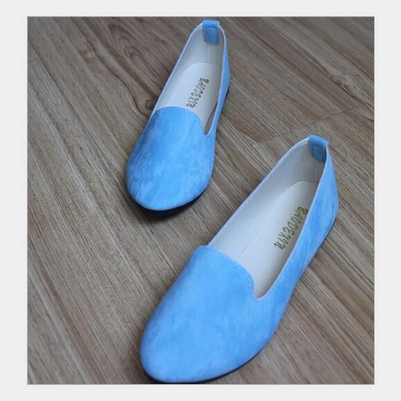 Балетки женские на плоской подошве повседневные туфли лоферы Размеры 35 43 для