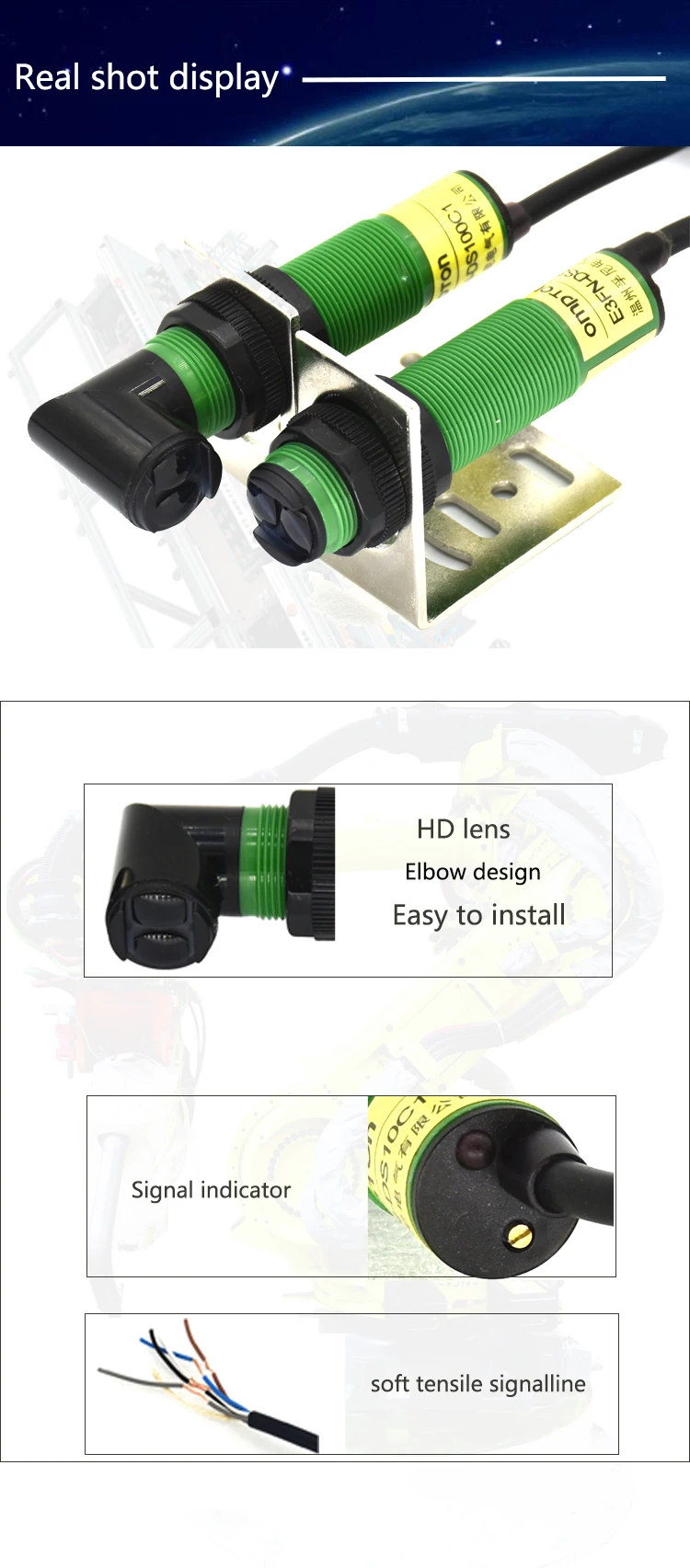 Инфракрасный фотоэлектрический датчик переключатель DC 12v24vnpnpnnc обнаружения человеческого тела автомобиля