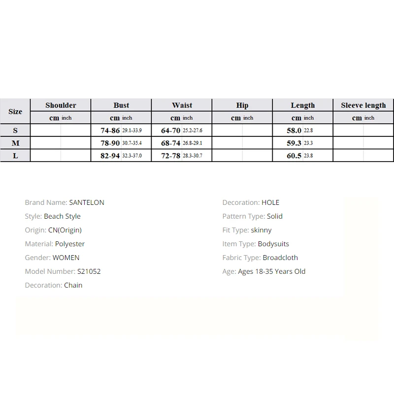 

Sexy Bodysuits Rompers Women Chain Strap Jumpsuit Hole Chain Sleeveless Solid Women Swimwear Tops Playsuit Backless Bodycon