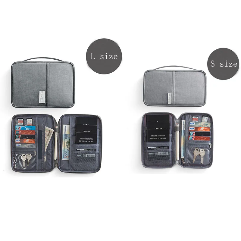 Family Passport Cover Women Men Passport Holder Business Waterproof Document Case Organizer Travel Accessories Bag Card Hold