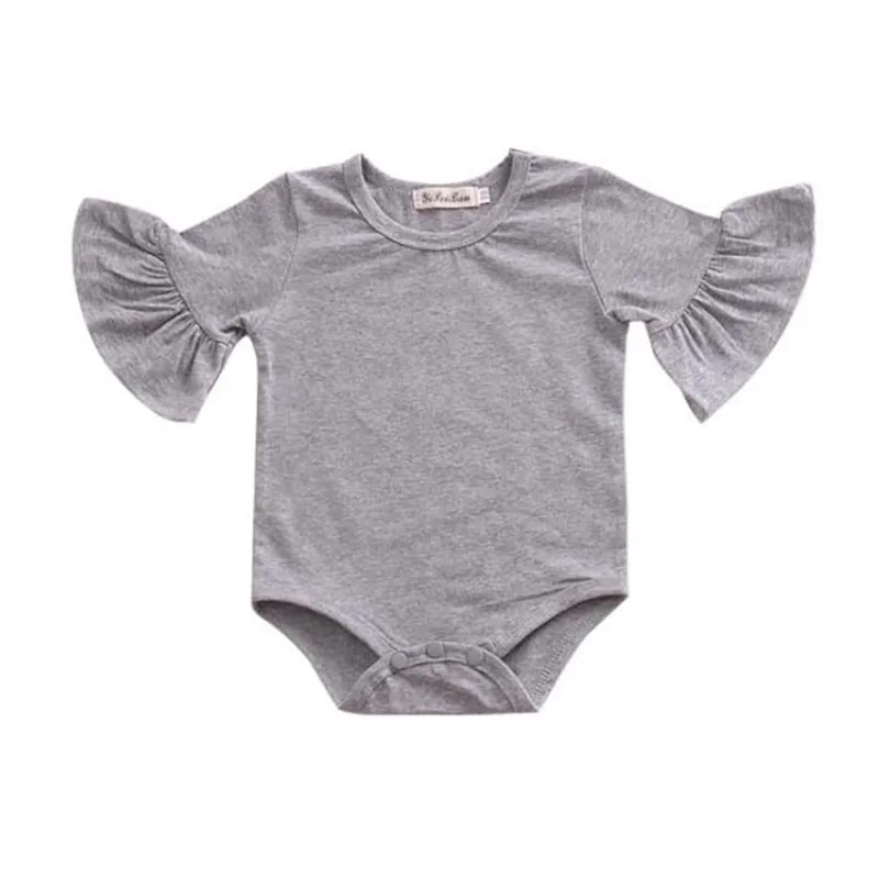 Боди для новорожденных Летний комбинезон с длинными рукавами малышей мягкий
