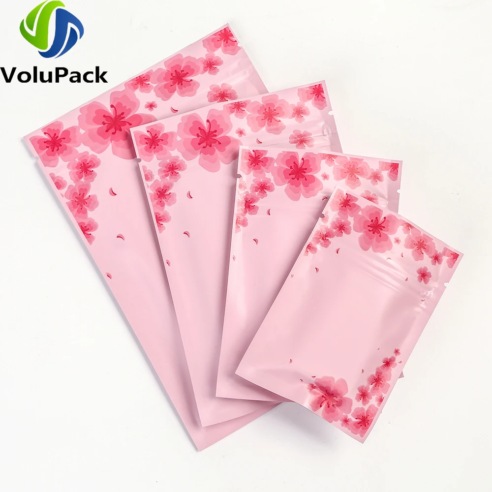 

Smell Proof Heat Seal Ziplock Packaging Bags Aluminum Foil Mylar Tear Notch Pouches Eco-friendly Plastic Bags Herb Storage Bags