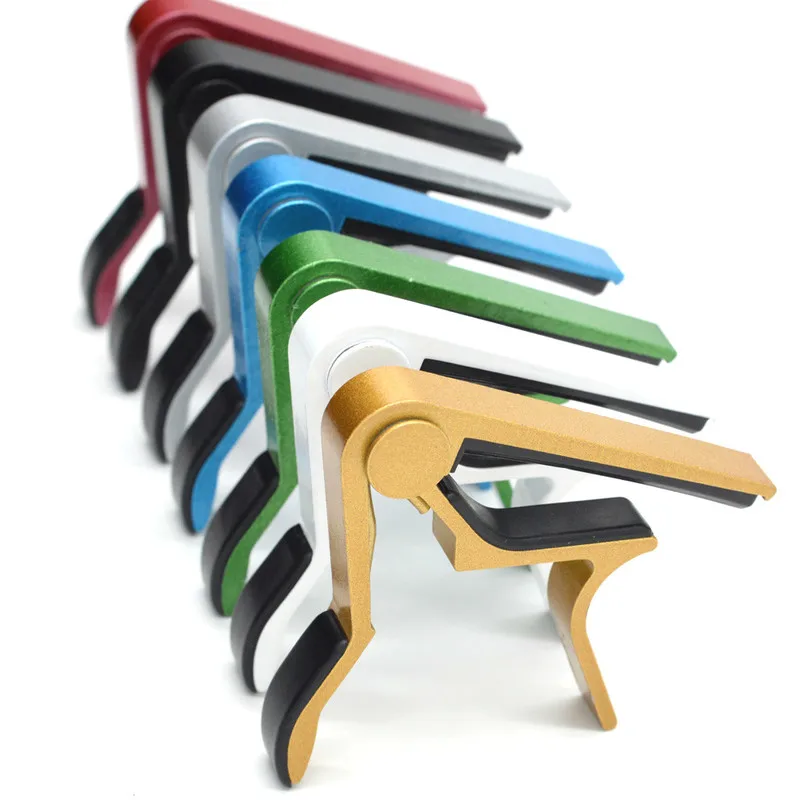 

High Quality Aluminium Alloy Guitar Capo Guitar Accessories Quick Change Clamp Key Acoustic Classic Tone Adjusting Guitar Parts