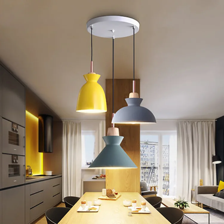 

vintage iron chandelier ceiling creative pendant lights lamparas de techo lampes suspendues nordic decoration home