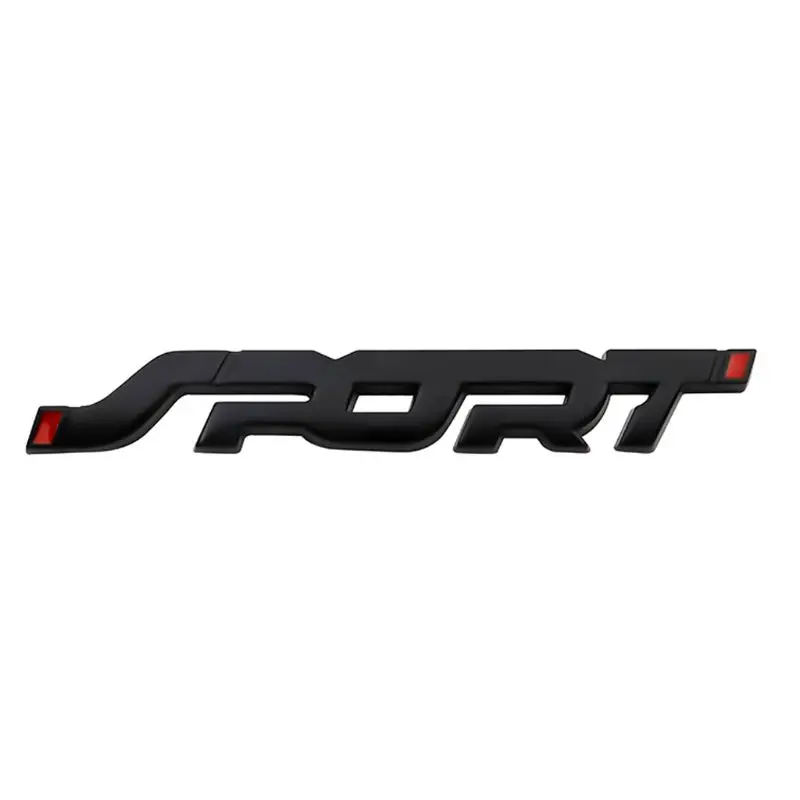 Chrome Metal SPORT Logo Car Emblem Premium 3D Auto Badge Racing Sticker Turbo Power Decal | Автомобили и мотоциклы
