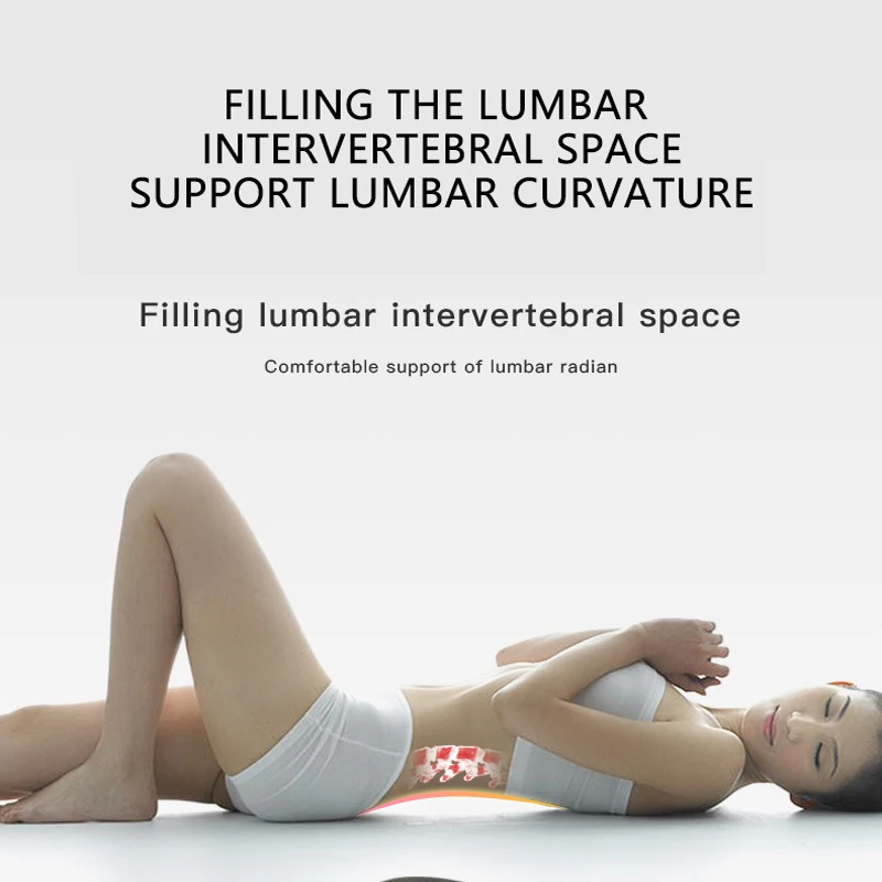 New Memory Foam Sleeping Lumbar Support Waist Pillows Bamboo Charcoal Correction Cushion for Orthopedic Backache Pregnant woman | Дом и сад