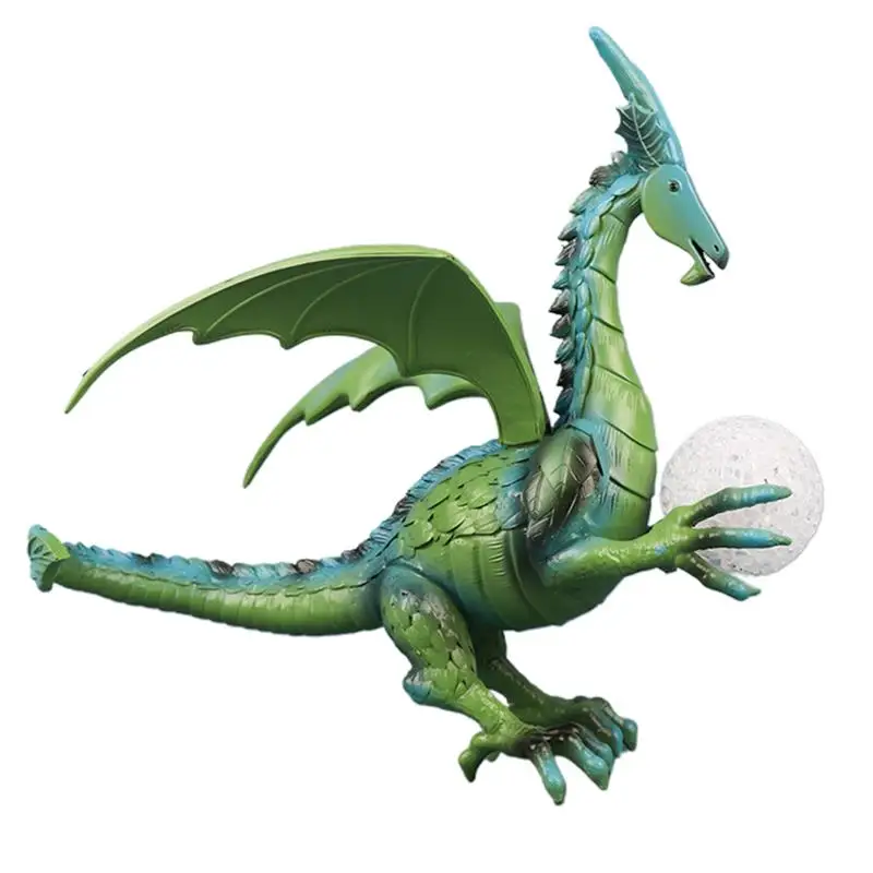 

Dragon Statue dragon pearl outdoor garden garden courtyard with luminous pearl resin decorative ornaments