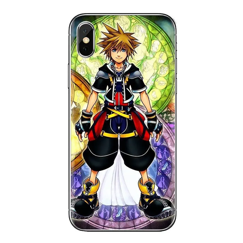 Soft Cover For Huawei G7 G8 P7 P8 P9 Lite Honor 4C 5X 5C 6X Mate 7 8 9 Y3 Y5 Y6 II 2 Pro 2017 Anime Kingdom Hearts Stained Glass |