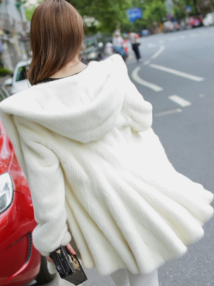 Пальто из искусственного меха особенно Женская одежда зима 2020 пушистая куртка