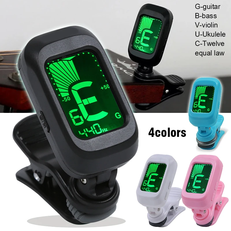 1 шт. клипса тюнер для гитары из АБС пластика акустическая скрипка укулеле бас
