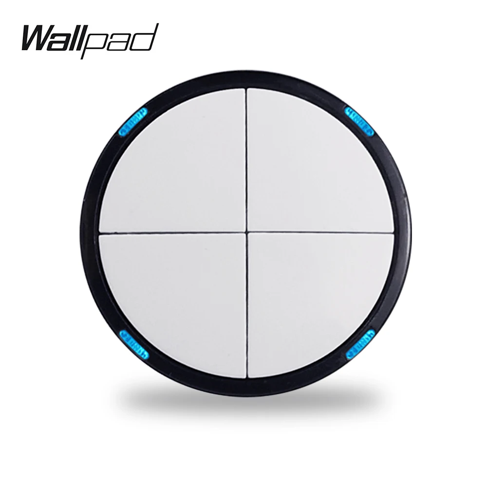 L6 4 банды 1 способ кнопочный переключатель кнопка возврата Кнопка светодиодный