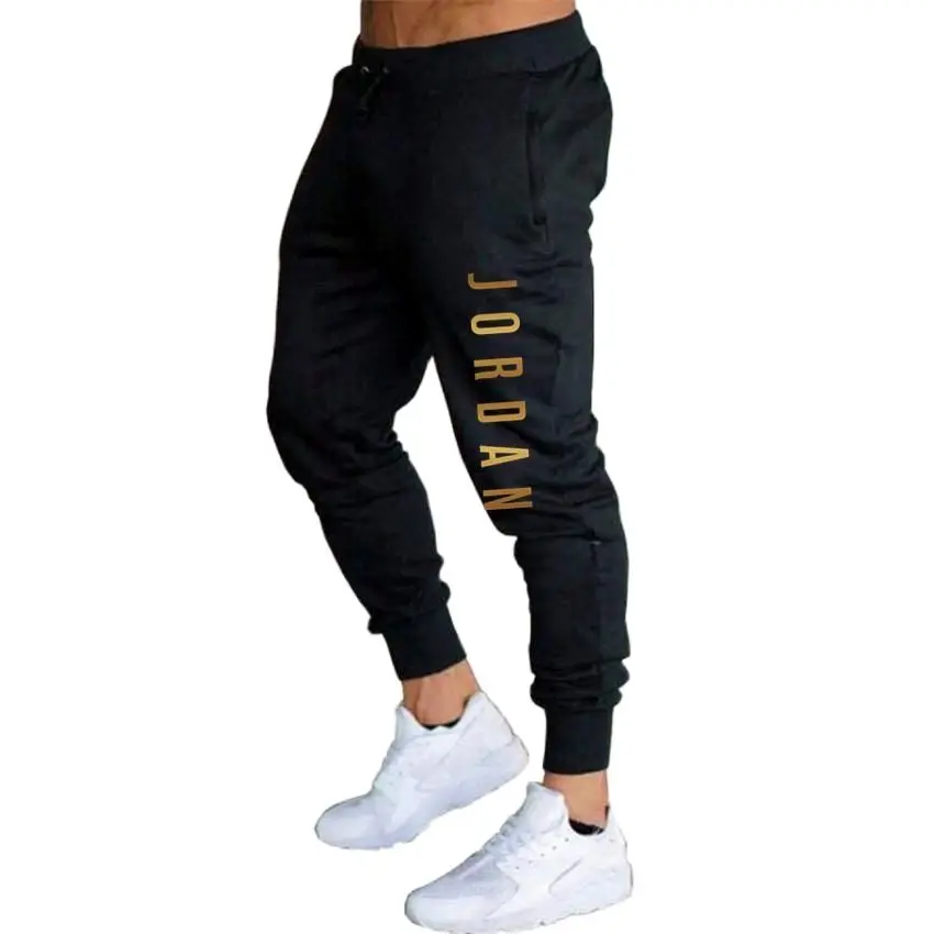 

2021 Casual Pants Men's Jogging Trousers Solid Color Trousers Fitness Trousers Jogging Trousers Plus S-3XL Summer Spring