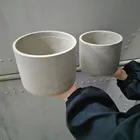 Большой круглый бетонный цветочный горшок, силиконовая форма сделай сам, формы для кашпо из цемента для суккулентов, форма посадочный горшок