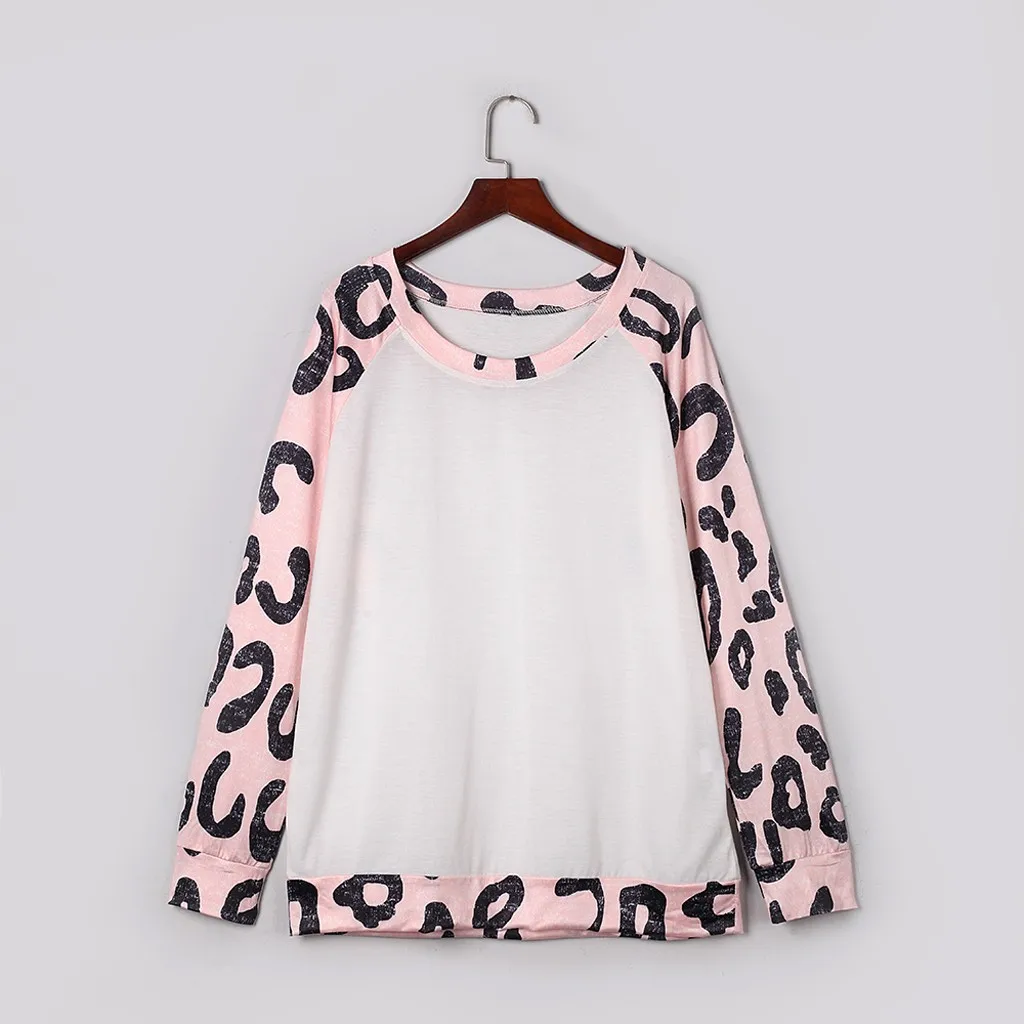 Футболки с длинными рукавами розовая синяя футболка принтом женская