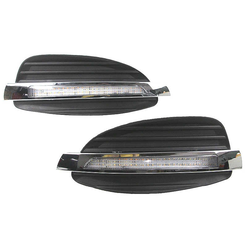 

Автомобильные светодиодсветодиодный дневные ходовые огни для Mercedes-Benz V-class V260 2016-2018, комплект DRL белого цвета