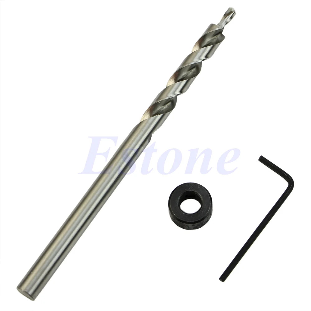 

9.5mm Replacement Twist Step Drill Bit Stop Collar Manual Pocket Hole G88A