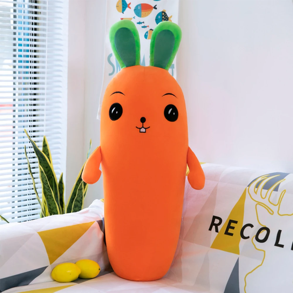 

Cartoon Plant Smile Carrot Plush toy Cute Simulation Vegetable Pillow Dolls Stuffed Soft Toys for Children Gift 50/70cm