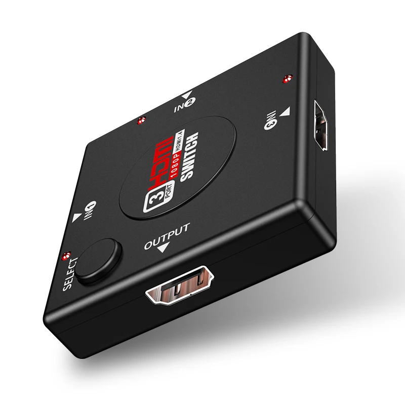 1 шт. 3 входа выход мини порта HDMI переключатель сплиттер коробка для HDTV 1080P видео
