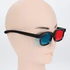 Новые красные, синие 3D очки, черная оправа для объемного анеглифа, ТВ, фильмов, DVD, игр, видео обеспечивает ощущение реальности