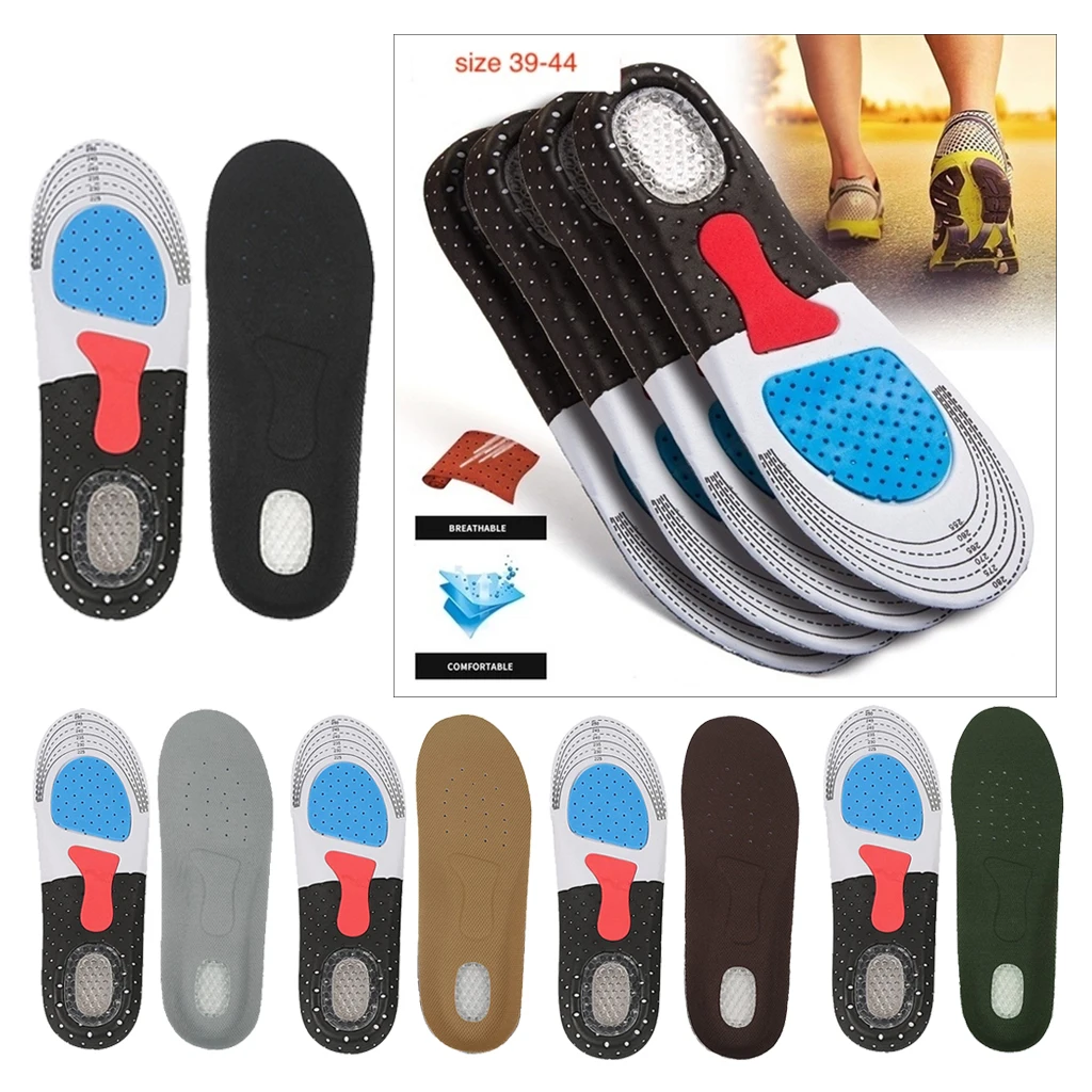 

Mens Comfort Inserts Plantar Fasciitis Feet Insoles Sports Cushioning Insole