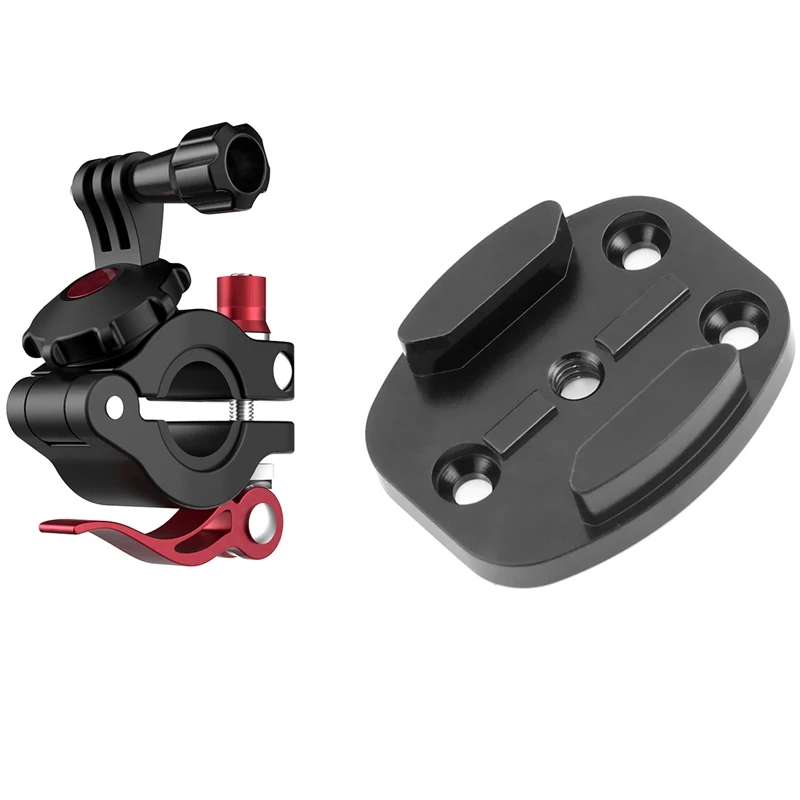 

Велосипедный зажим универсальная велосипедная подставка аксессуары с ЧПУ черный плоский штатив монтажный адаптер 1/4 камера винтовой интер...