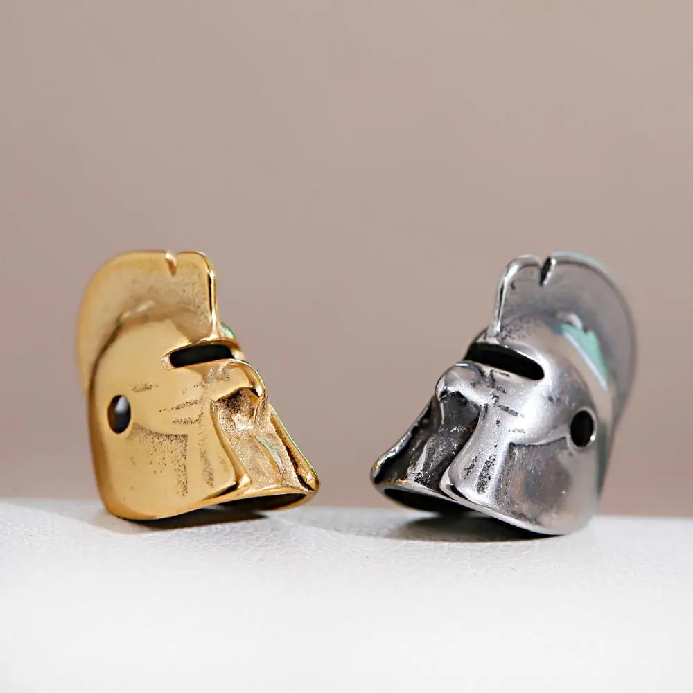 1 шт./лот декоративные бусины в форме механического куриного головного шлема