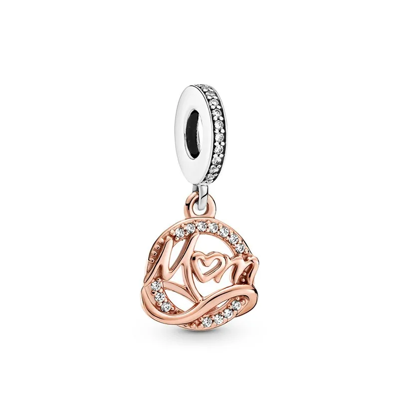 

100% S925 Silver New Thanksgiving Maternal Love PAN Pendant Suitable For Original Pandora Bracelet Female Diy Charm Jewelry