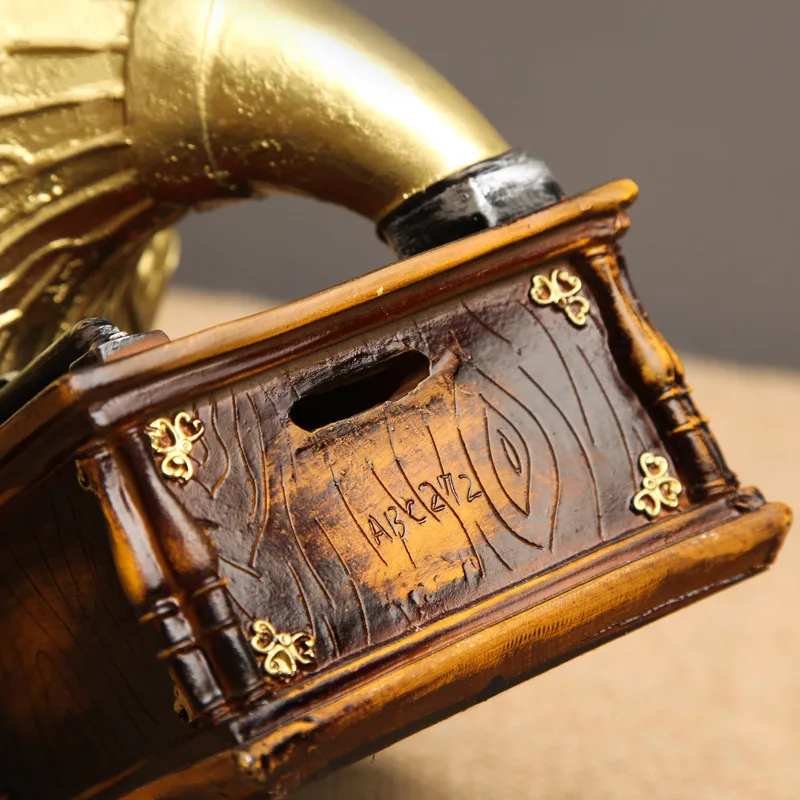 Смоляная модель в европейском стиле украшения для офиса записывающие плееры