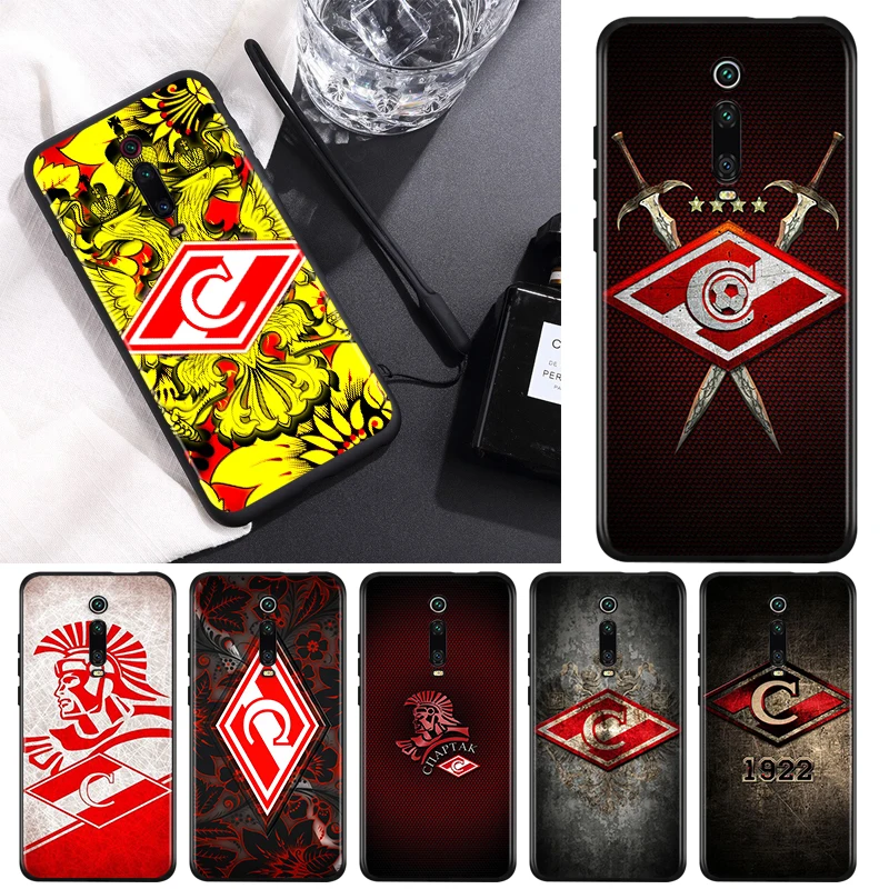 

Football Spartak Moscow For Xiaomi Redmi 9T 9I 9AT 9A 9C 9 8A 8 7A 7 6A 6 5A 5 4X PRO Prime Plus Black Soft Phone Case