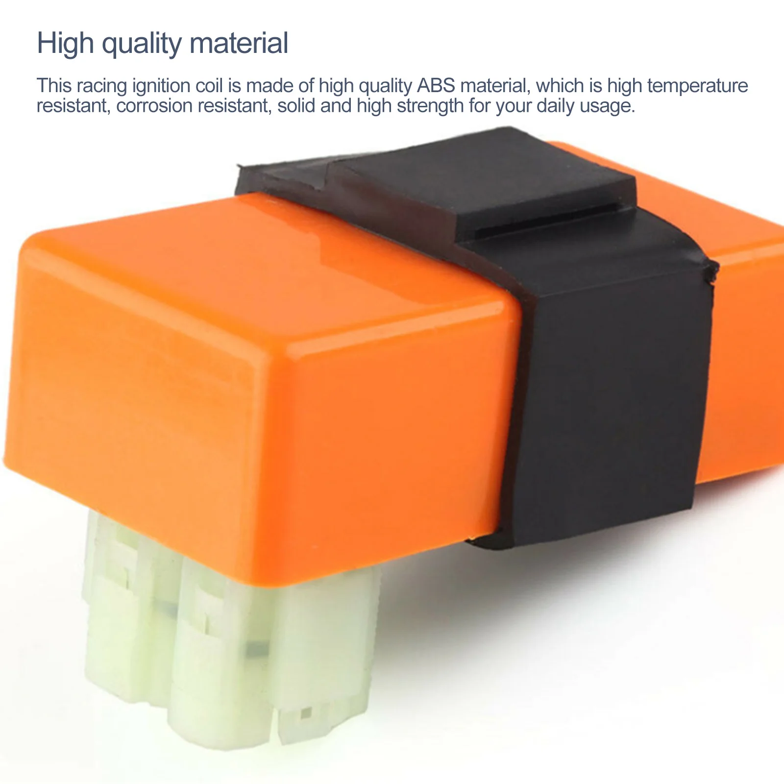 

Coil Racing Electrode Spark Plug Racing Scooter Parts Racing Ignition Coil 6 Pin Ignition Durable for GY6 50CC 125CC 150CC