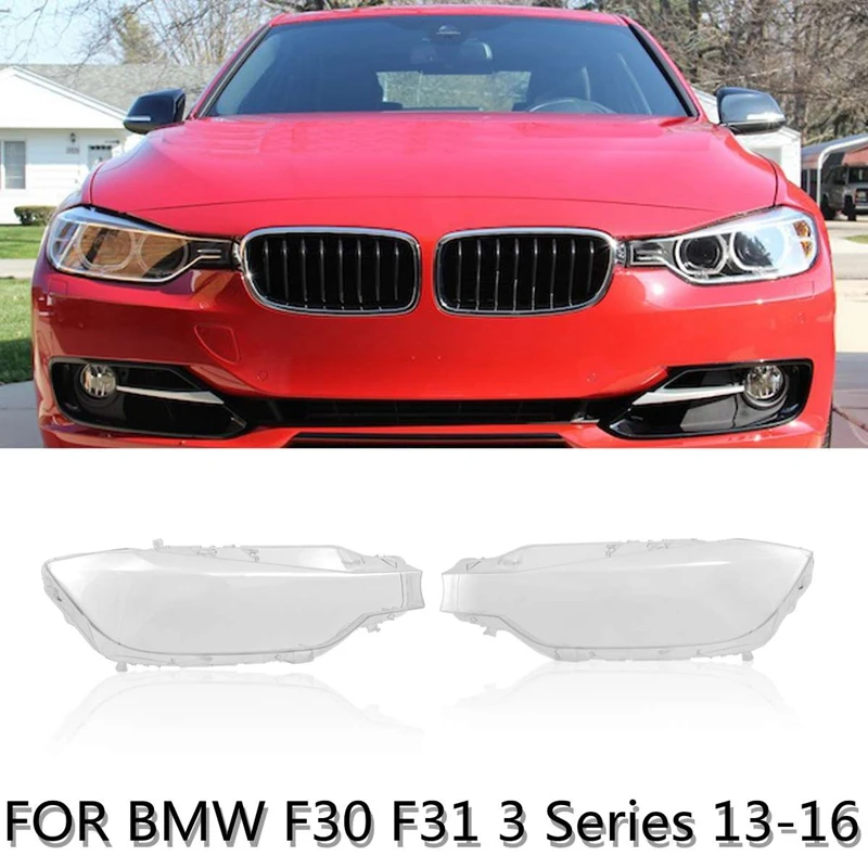 Крышка для автомобильных фар стеклянная крышка объектива BMW F30 F31 3 серии 2013 2014 2015