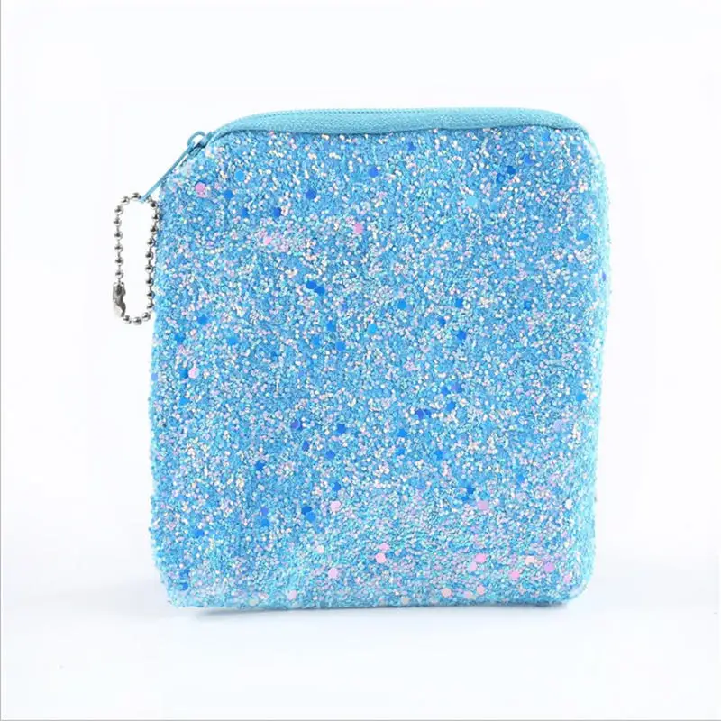 Модный кошелек с блестками и русалочкой мини для девочек сверкающий женская