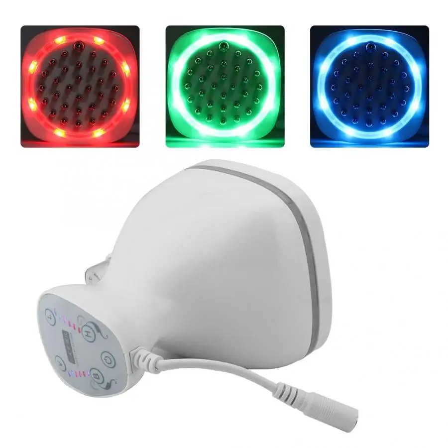 Вибрационный массаж расческа для волос машина Уменьшение усталости кожи головы