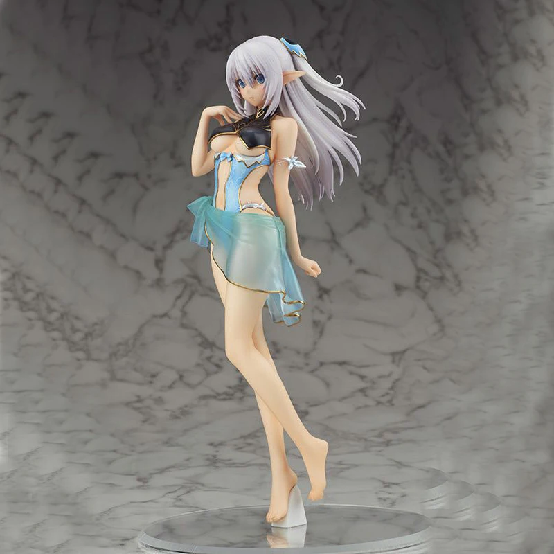 anime figure toys shining blade heroines allina swimsuit ver princess elf pvc action figure toys collection model game doll free global shipping
