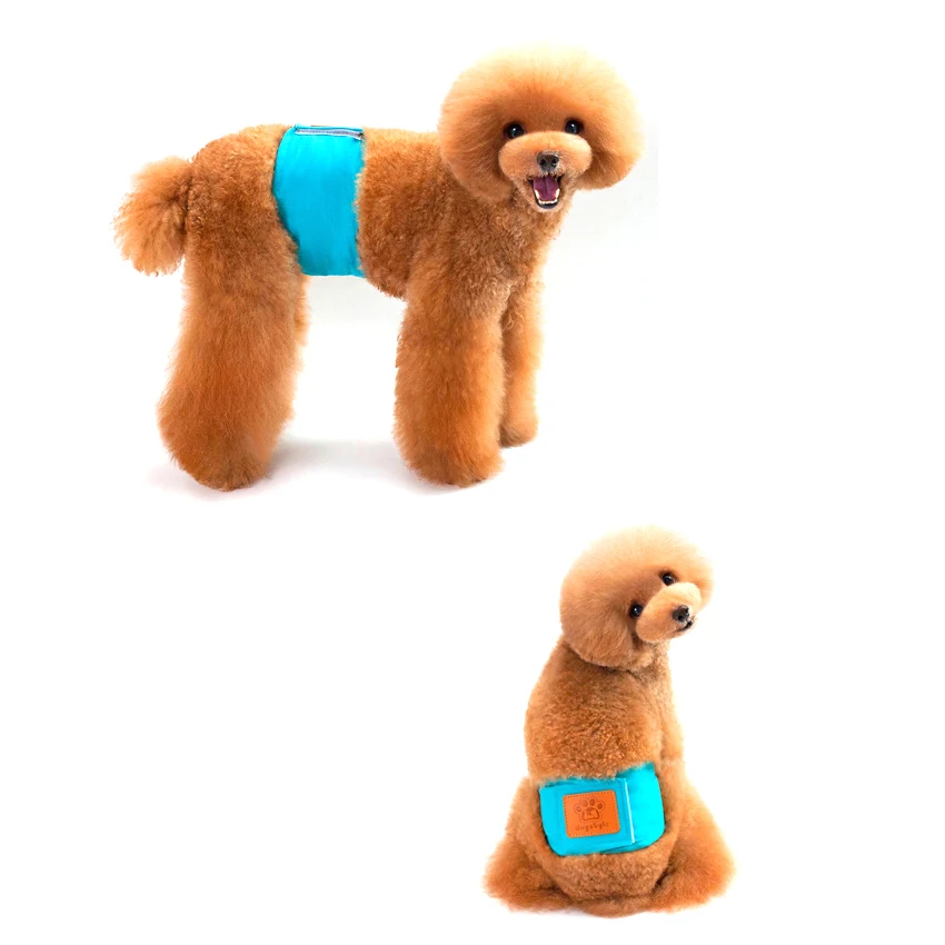 Мужской собаки шорты Washalbe прочный физиологические брюки подгузник домашнее