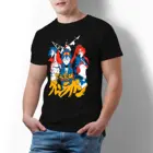 Футболка Gurren Lagann, Повседневная футболка с коротким рукавом, 100 хлопок, Пляжная футболка с принтом, Мужская футболка оверсайз